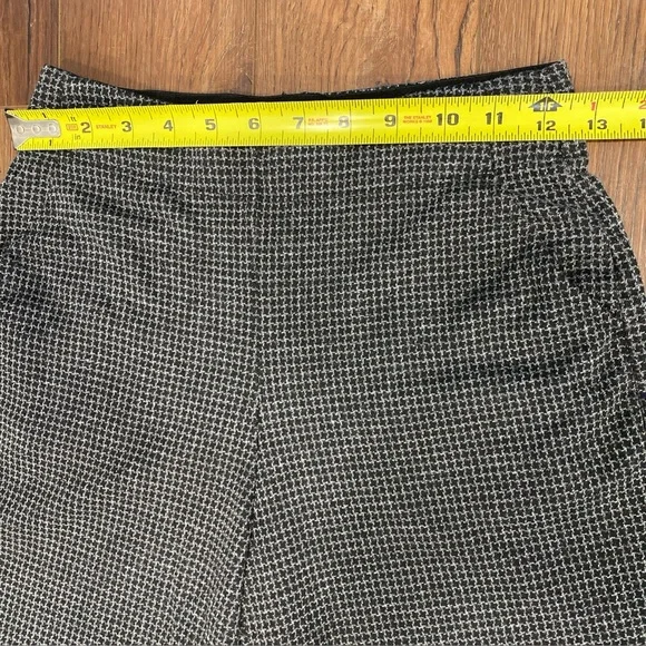 Max Studio London Black & White Houndstooth Dress Slacks Pants Womens Size XS - Picture 10 of 13